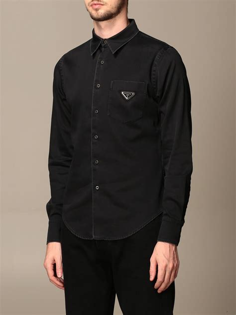 long sleeve prada shirt|prada shirt men price.